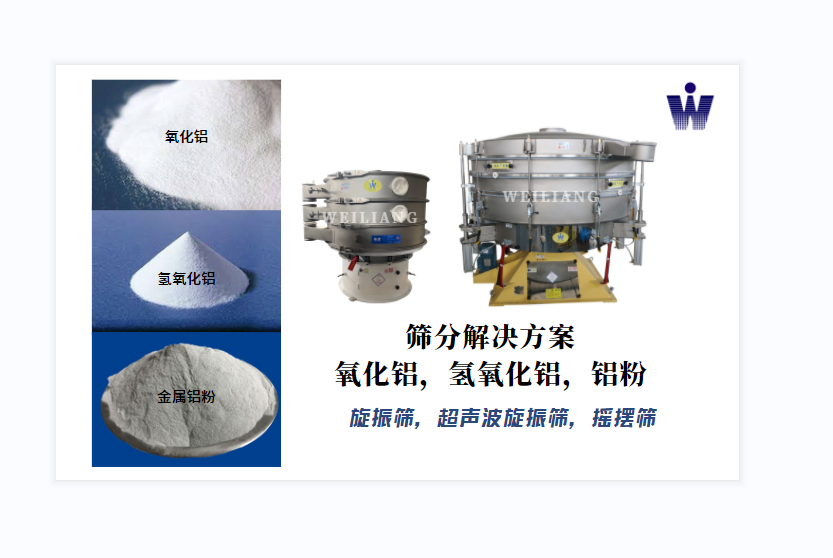 氧化鋁、氫氧化鋁、金屬鋁粉篩分案例